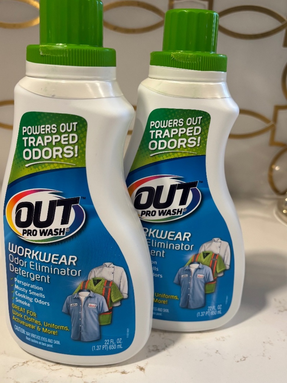 ProWash Workwear Stain Remover Laundry Detergent and Odor Eliminator, Sealed